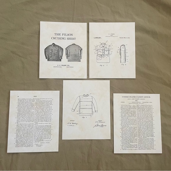 Extremely rare, limited edition, men’s Filson jacket with original patent - Picture 3 of 16